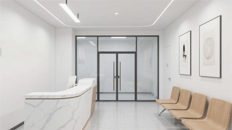 合肥醫院設計：口腔診療空間方案，簡約化專業氛圍