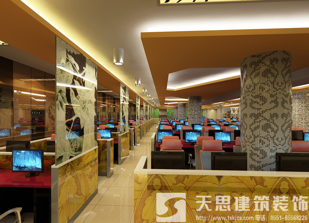 網(wǎng)吧裝修設計 打造綠色網(wǎng)絡空間
