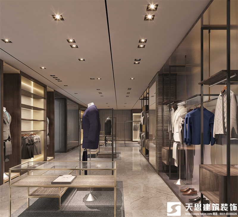 男裝店裝修設計風格，男裝店裝修，男裝店設計