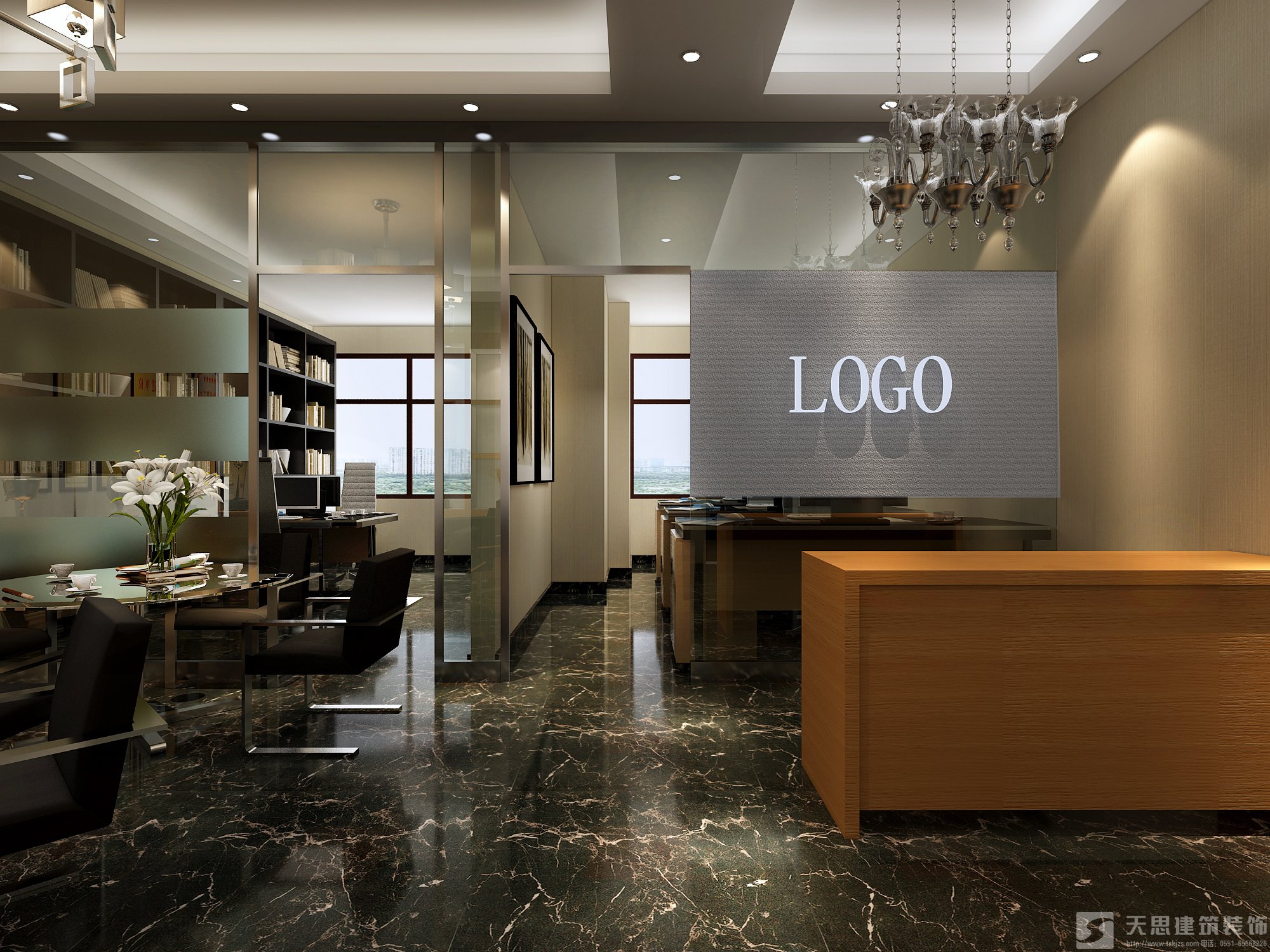 留白在<a href=http://m.jybxdl.cn/ target=_blank class=infotextkey>合肥辦公室裝修</a>設計中的運用