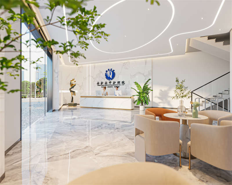 安徽安護護理院大廳及環(huán)境裝修設計效果